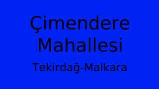 Çimendere Mahallesi Thumbnail