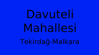 Davuteli Mahallesi Thumbnail