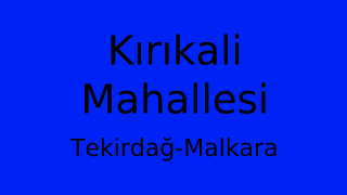 Kırıkali Mahallesi Thumbnail