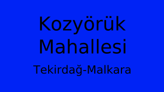 Kozyörük Mahallesi Thumbnail