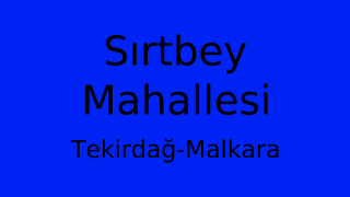 Sırtbey Mahallesi Thumbnail
