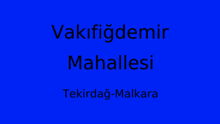 Vakıfiğdemir Mahallesi Thumbnail