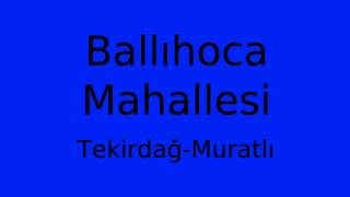 Ballıhoca Mahallesi Thumbnail