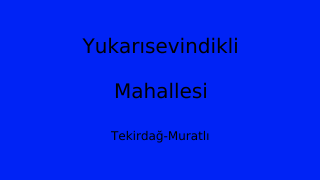 Yukarısevindikli Mahallesi Thumbnail