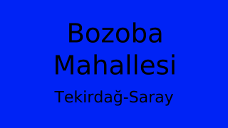 Bozoba Mahallesi Thumbnail