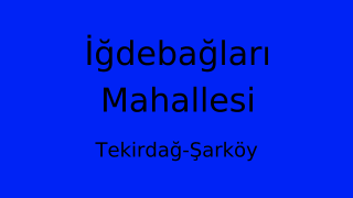 İğdebağları Mahallesi Thumbnail