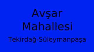 Avşar Mahallesi Thumbnail
