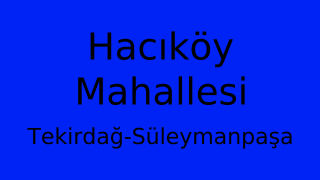 Hacıköy Mahallesi Thumbnail