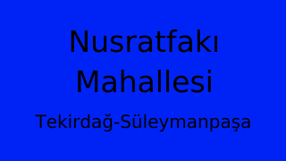 Nusratfakı Mahallesi Thumbnail