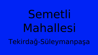 Semetli Mahallesi Thumbnail