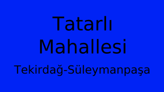 Tatarlı Mahallesi Thumbnail