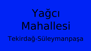 Yağcı Mahallesi Thumbnail