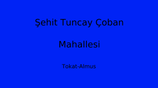 Şehit Tuncay Çoban Mahallesi Thumbnail