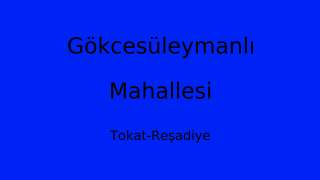 Gökcesüleymanlı Mahallesi Thumbnail