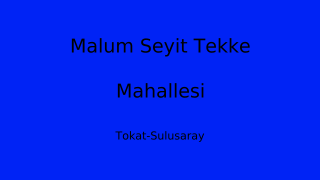 Malum Seyit Tekke Mahallesi Thumbnail