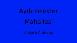 Aydınlıkevler Mahallesi Thumbnail