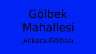 Gölbek Mahallesi Thumbnail