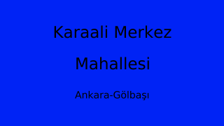 Karaali Merkez Mahallesi Thumbnail