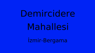 Demircidere Mahallesi Thumbnail