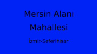 Mersin Alanı Mahallesi Thumbnail