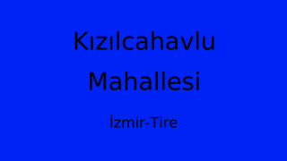 Kızılcahavlu Mahallesi Thumbnail