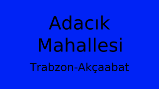 Adacık Mahallesi Thumbnail