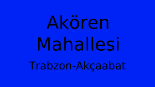 Akören Mahallesi Thumbnail