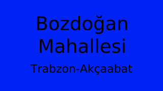 Bozdoğan Mahallesi Thumbnail