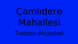 Çamlıdere Mahallesi Thumbnail