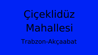 Çiçeklidüz Mahallesi Thumbnail