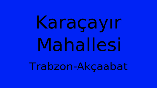 Karaçayır Mahallesi Thumbnail