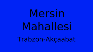Mersin Mahallesi Thumbnail