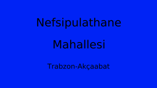 Nefsipulathane Mahallesi Thumbnail