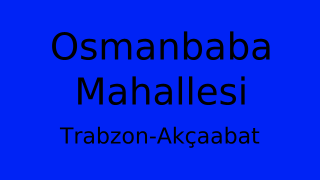 Osmanbaba Mahallesi Thumbnail
