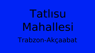 Tatlısu Mahallesi Thumbnail