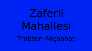 Zaferli Mahallesi Thumbnail