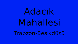 Adacık Mahallesi Thumbnail