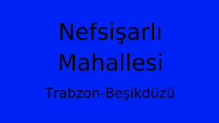 Nefsişarlı Mahallesi Thumbnail