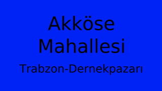 Akköse Mahallesi Thumbnail