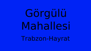 Görgülü Mahallesi Thumbnail