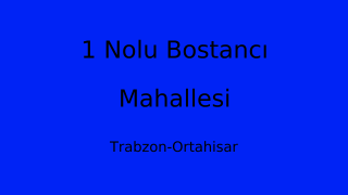 1 Nolu Bostancı Mahallesi Thumbnail