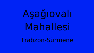 Aşağıovalı Mahallesi Thumbnail