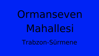 Ormanseven Mahallesi Thumbnail