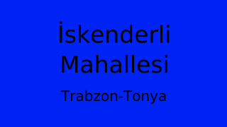 İskenderli Mahallesi Thumbnail