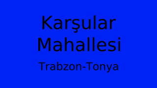 Karşular Mahallesi Thumbnail
