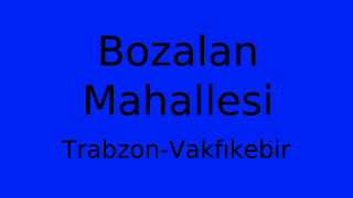 Bozalan Mahallesi Thumbnail