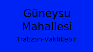 Güneysu Mahallesi Thumbnail