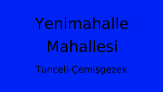 Yenimahalle Mahallesi Thumbnail
