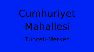 Cumhuriyet Mahallesi Thumbnail