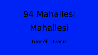 94 Mahallesi Mahallesi Thumbnail